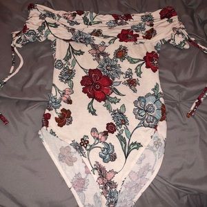 Floral body suit